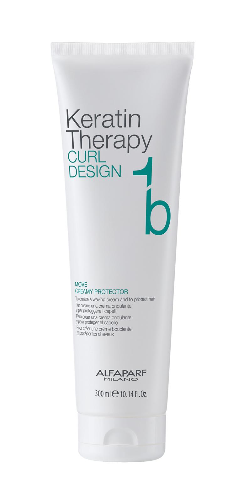 APM Keratin Therapy Curl Design Move Creamy Protector
